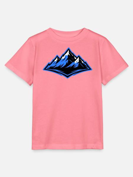 Berge Symbol Alpen - Stanley/Stella Kinder T-Shirt MINI CREATOR  - Pink 
