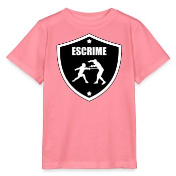 Fechtwappen: das Schild der Teilnehmer - Stanley/Stella Kinder T-Shirt MINI CREATOR  - Pink  - Vorne
