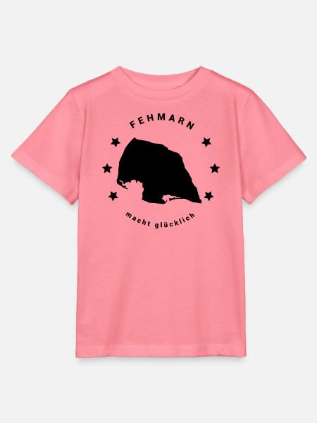 Fehmarn macht glücklich - Insel Ostsee  - Stanley/Stella Kinder T-Shirt MINI CREATOR  - Pink 