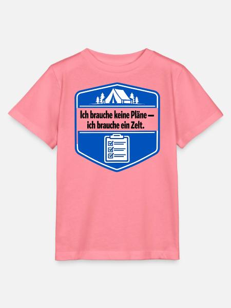 Ich bin ein Camper - Stanley/Stella Kinder T-Shirt MINI CREATOR - Pink