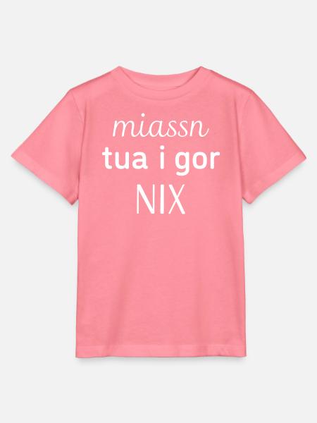 Dialekt - Spruch - Stanley/Stella Kinder T-Shirt MINI CREATOR - Pink