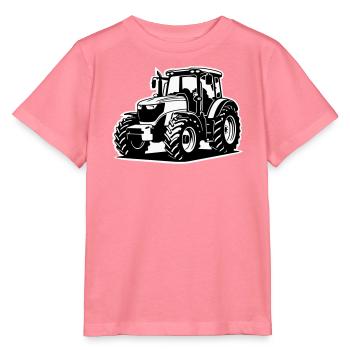 Tractor / Tractor / Tractor (2-color) - Stanley/Stella MINI CREATOR Kids’ T-Shirt - pink joy  - Front