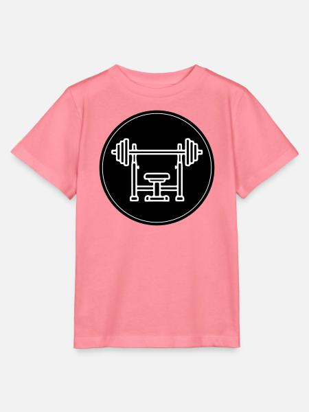 Hantelbank Bankdrücken - Stanley/Stella Kinder T-Shirt MINI CREATOR - Pink