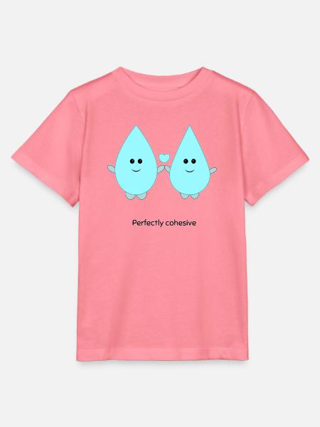 Perfekt zusammenhängende Wassertropfen - Stanley/Stella Kinder T-Shirt MINI CREATOR - Pink