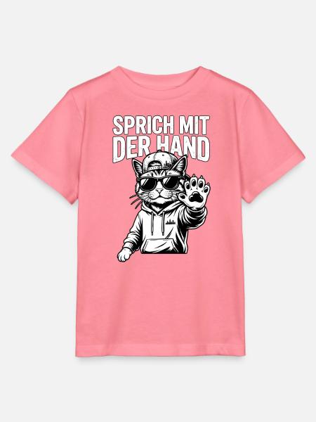 Coole Stadt Katze - Stanley/Stella Kinder T-Shirt MINI CREATOR - Pink