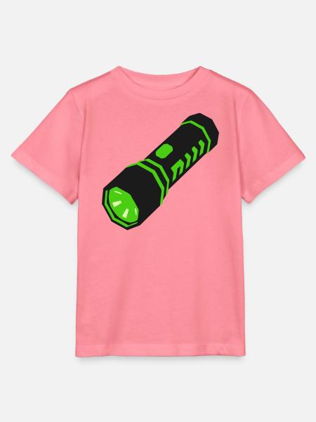 Taschenlampe Licht Icon - Stanley/Stella Kinder T-Shirt MINI CREATOR  - Pink 