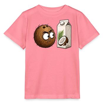 Kokos vs Milchkarton - Stanley/Stella Kinder T-Shirt MINI CREATOR  - Pink  - Vorne