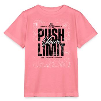Your Script on Grunge Texture - Stanley/Stella Kinder T-Shirt MINI CREATOR  - Pink  - Vorne