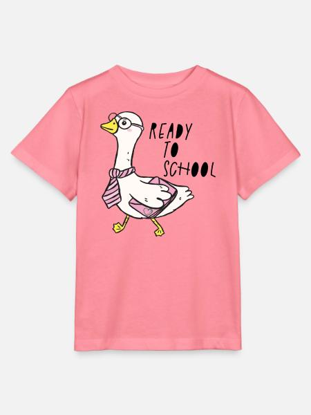 ready to school - Stanley/Stella Kinder T-Shirt MINI CREATOR - Pink