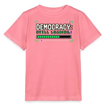 Demokratie im Prozess - Democracy still loading - Stanley/Stella Kinder T-Shirt MINI CREATOR  - Pink  - Vorne