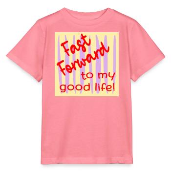 Motivation Gutes Leben - Stanley/Stella Kinder T-Shirt MINI CREATOR  - Pink  - Vorne