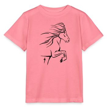 Tölter Outline - Stanley/Stella Kinder T-Shirt MINI CREATOR  - Pink  - Vorne