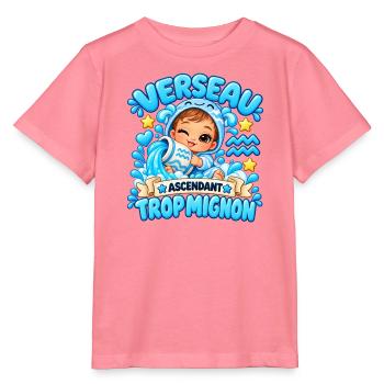 Wassermann-Aszendent zu niedlich - Stanley/Stella Kinder T-Shirt MINI CREATOR  - Pink  - Vorne