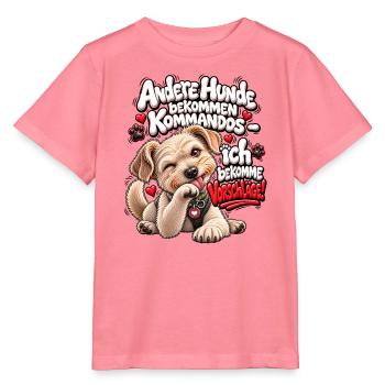 Hundekommandos – Vorschläge - Stanley/Stella Kinder T-Shirt MINI CREATOR  - Pink  - Vorne