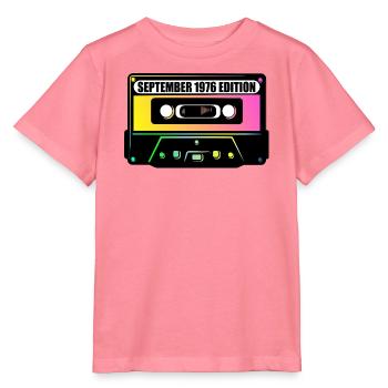 50. Geburtstag September 1976, Musik - Stanley/Stella Kinder T-Shirt MINI CREATOR  - Pink  - Vorne