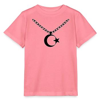 Türkei Flagge Kette - Stanley/Stella Kinder T-Shirt MINI CREATOR  - Pink  - Vorne