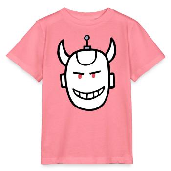 Roboterteufel - Stanley/Stella Kinder T-Shirt MINI CREATOR  - Pink  - Vorne