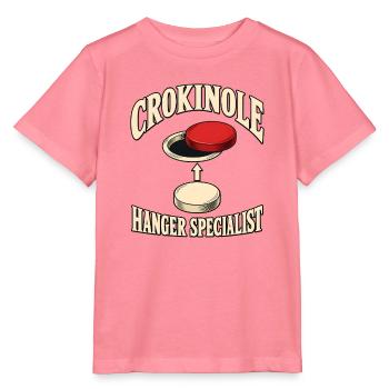 Crokinole-brettspiel Spieler Club Turnier Geschenk - Stanley/Stella Kinder T-Shirt MINI CREATOR  - Pink  - Vorne