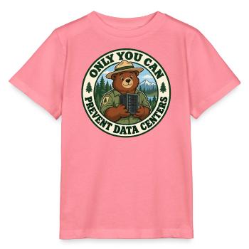 Wald statt Server - Stanley/Stella Kinder T-Shirt MINI CREATOR  - Pink  - Vorne
