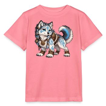 Kawaii Runenwolf - Stanley/Stella Kinder T-Shirt MINI CREATOR  - Pink  - Vorne