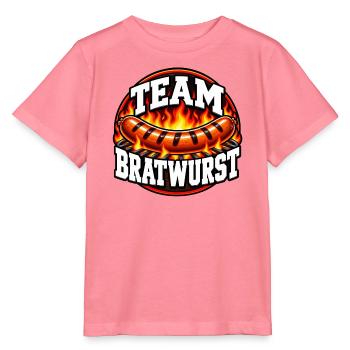 Team Bratwurst – Lustiges Grill Design - Stanley/Stella Kinder T-Shirt MINI CREATOR  - Pink  - Vorne