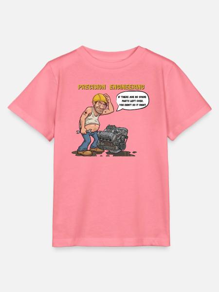 Präzisionsingenieur-Humor - Stanley/Stella Kinder T-Shirt MINI CREATOR - Pink