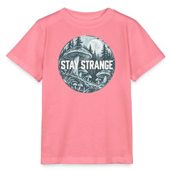 Stay Strange Waldpilz Motiv - Stanley/Stella Kinder T-Shirt MINI CREATOR  - Pink  - Vorne