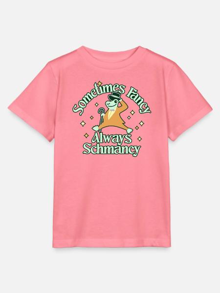 Fancy Schmancy - Stanley/Stella Kinder T-Shirt MINI CREATOR - Pink
