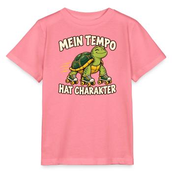 Mein Tempo hat Charakter - Stanley/Stella Kinder T-Shirt MINI CREATOR  - Pink  - Vorne