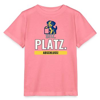 Geschenk zum Welpenschul-Abschluss mit Hund - Stanley/Stella Kinder T-Shirt MINI CREATOR  - Pink  - Vorne