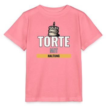 Geschenk für Hobbybäcker mit ihrem ersten Festtags - Stanley/Stella Kinder T-Shirt MINI CREATOR  - Pink  - Vorne