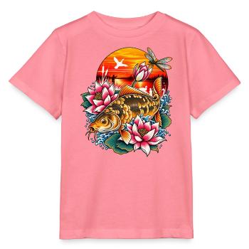 Carpe_miroir_dans_un_coucher_de_soleil - Stanley/Stella Kinder T-Shirt MINI CREATOR  - Pink  - Vorne