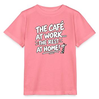 Café bei der Arbeit, Ruhe zu Hause - Stanley/Stella Kinder T-Shirt MINI CREATOR  - Pink  - Vorne