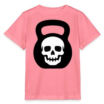 Totenkopf Kettlebell Logo - Stanley/Stella Kinder T-Shirt MINI CREATOR  - Pink  - Vorne