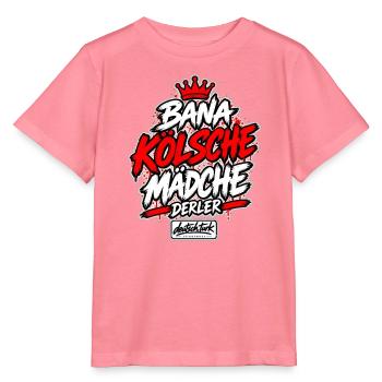 Bana Kölsche Mädche derler – Köln - Stanley/Stella Kinder T-Shirt MINI CREATOR  - Pink  - Vorne