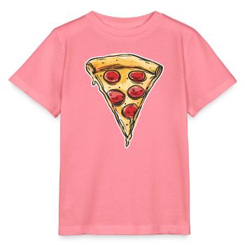 Pizza Retro - Stanley/Stella Kinder T-Shirt MINI CREATOR  - Pink  - Vorne