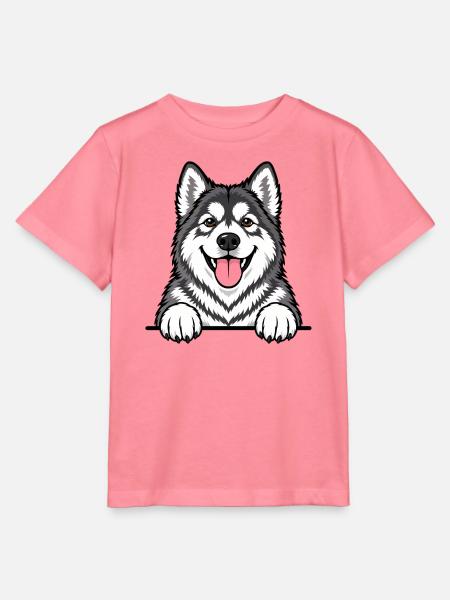 Alaskan Malamute - Stanley/Stella Kinder T-Shirt MINI CREATOR - Pink