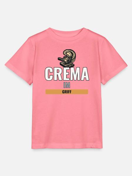 Hobby-Barista Geschenk mit Siebträger-Motiv - Stanley/Stella Kinder T-Shirt MINI CREATOR - Pink