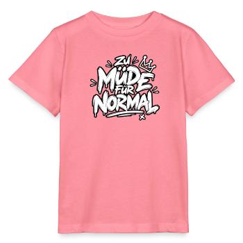 Zu Müde Für Normal – Graffiti Shirt - Stanley/Stella Kinder T-Shirt MINI CREATOR  - Pink  - Vorne