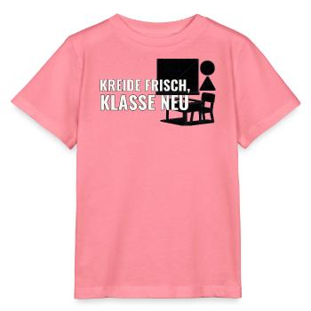Geschenk für Lehrkräfte zum Start an neuer Schule - Stanley/Stella Kinder T-Shirt MINI CREATOR  - Pink  - Vorne