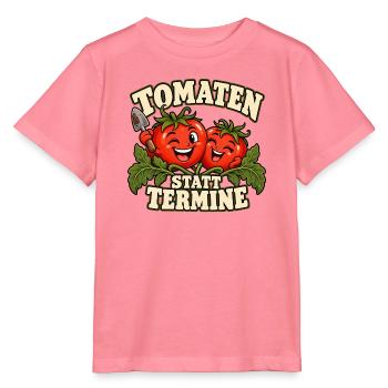 Tomaten statt Termine - Stanley/Stella Kinder T-Shirt MINI CREATOR  - Pink  - Vorne