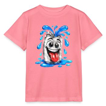 Spritzender Dosenfreund - Stanley/Stella Kinder T-Shirt MINI CREATOR  - Pink  - Vorne