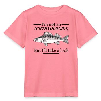Ichtyologe und Fisch - Stanley/Stella Kinder T-Shirt MINI CREATOR  - Pink  - Vorne