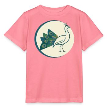 Pfau - Stanley/Stella Kinder T-Shirt MINI CREATOR  - Pink  - Vorne