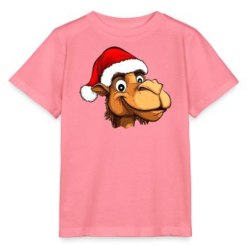 Kamele Christmas - Stanley/Stella Kinder T-Shirt MINI CREATOR  - Pink  - Vorne