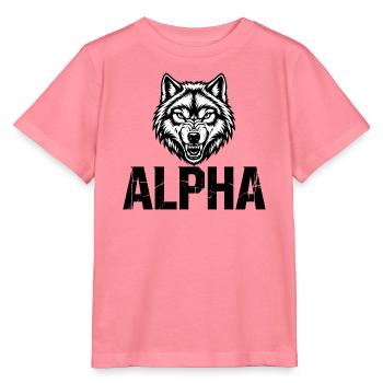 Alpha Wolf Cracked-Logo - Stanley/Stella Kinder T-Shirt MINI CREATOR  - Pink  - Vorne