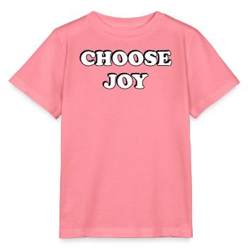 Wählen Sie Joy Bold Typografie - Stanley/Stella Kinder T-Shirt MINI CREATOR  - Pink  - Vorne