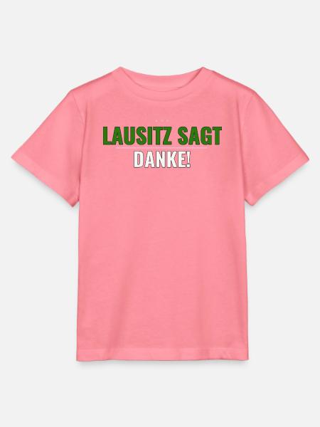 Lausitz Danke-Shirt — Kurz, klar, regional - Stanley/Stella Kinder T-Shirt MINI CREATOR  - Pink 