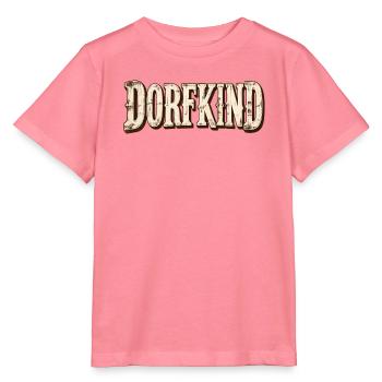 Dorfkind Retro Typografie im Western-Stil - Stanley/Stella Kinder T-Shirt MINI CREATOR  - Pink  - Vorne