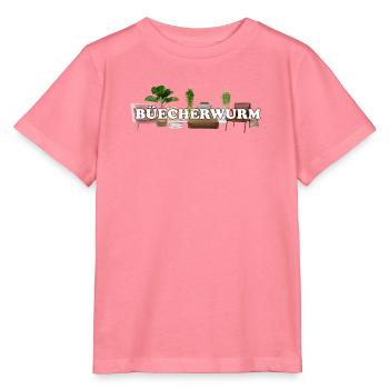 BÜECHERWURM - Stanley/Stella Kinder T-Shirt MINI CREATOR  - Pink  - Vorne